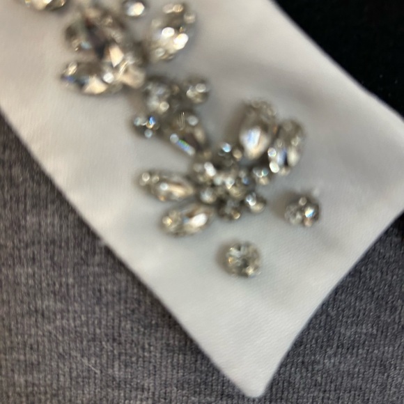Milano Rhinestone collar sweater - Picture 2 of 6